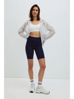 H&M - Women Blue Running Cycling Shorts With Shapemove