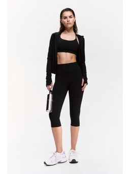 H&M - Women Black Capri With Sculptmove