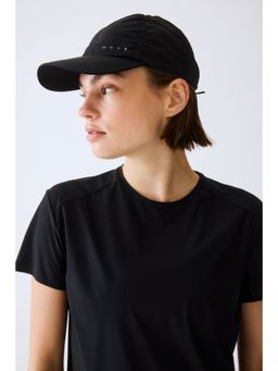 H&M - Women Black Regular Fit Running T-Shirt With Drymove