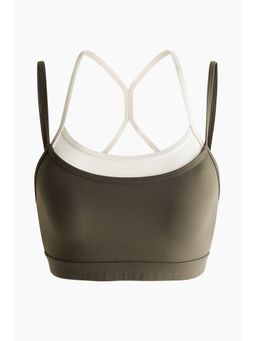 H&M - Women Green Sports Bra With Softmove