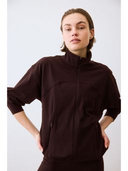 H&M - Women Black Sports Track Jacket With Softmove