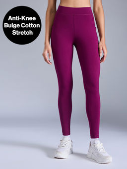 Kica - Soft Stretch Cotton Leggings KIC502 Wine