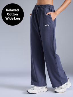 Kica - Studio Ease Comfort Wide Leg Joggers KIC508 Grey
