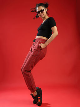 PINACOLADA - Red Women Stylish Active Joggers