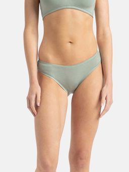 Jockey - JW01 Women Medium Coverage Tencel Lyocell Elastane Bikini - Iceberg Green