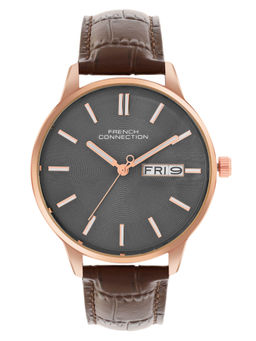 French Connection - Men Grey Dial Analogue Watch - FCN065BL (M)