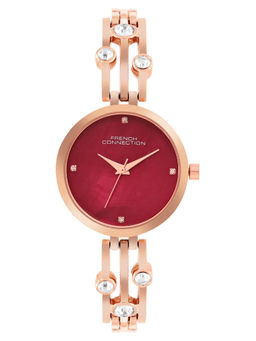 French Connection - Women Maroon Dial Analogue Watch - FCN073RGM (M)