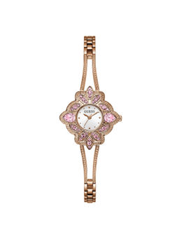 Guess - Women White Round Dial Analog Watch - GW0681L3 (M)