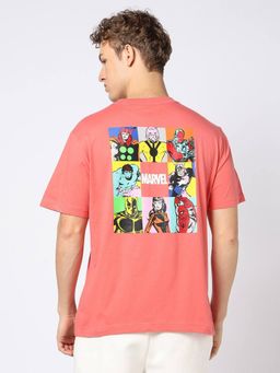 GAP - Men Pink Graphic T-Shirt