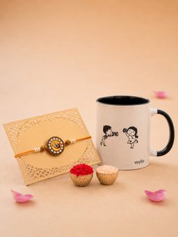 Voylla - Multi-Color Designer Rakhi Gift Set
