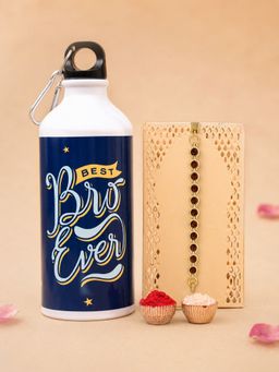 Voylla - Multi-Color Best Bro Ever Rakhi Gift Set