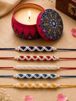 VIRAASI - Multi-Color Bhaiya Rakhi Gift Set