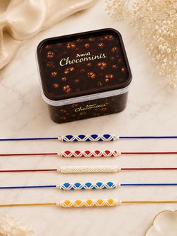 VIRAASI - Multi-Color Bhaiya Rakhi Gift Set