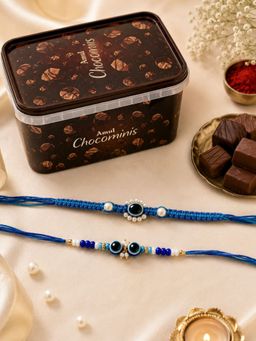 VIRAASI - Multi-Color Evil Eye Rakhi Gift Set