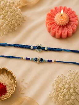 VIRAASI - Multi-Color Evil Eye Rakhi Gift Set