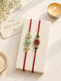 VIRAASI - Multi-Color Bhaiya Rakhi Gift Set