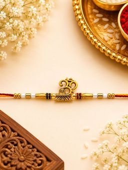 VIRAASI - Multi-Color Om Bhaiya Rakhi Gift Set