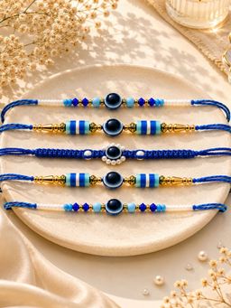 VIRAASI - Multi-Color Evil Eye Rakhi Gift Set