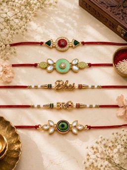 VIRAASI - Multi-Color Bhaiya Rakhi Gift Set