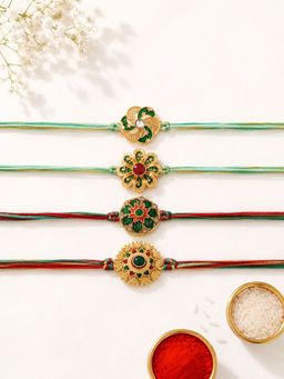 VIRAASI - Multi-Color Bhaiya Rakhi Gift Set