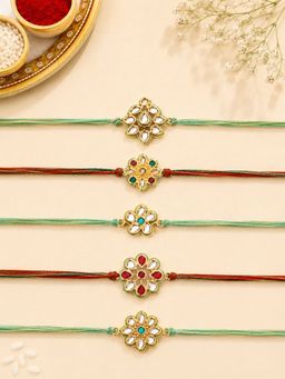 VIRAASI - Multi-Color Bhaiya Rakhi Gift Set