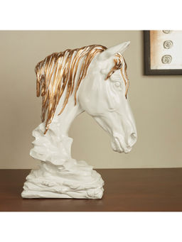 HomeTown - Horse Figurine, Glossy White