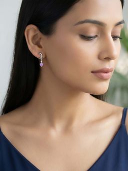 GIVA - 925 Silver Lunar Promise Earrings