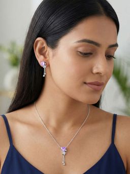 GIVA - 925 Silver Heartline Drift Set