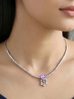 GIVA - 925 Silver True Bond Necklace