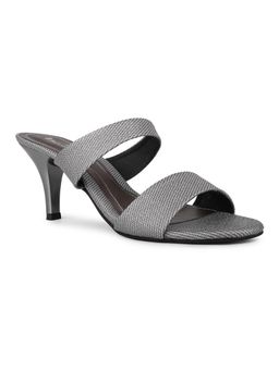 Inc.5 - Womens Grey Party Wear Solid Round Toe Heels