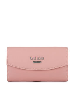Guess - MEADE SLG SLIM CLUTCH Pink Clutch