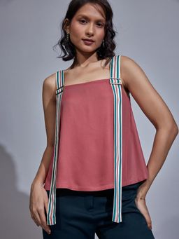 The Label Life - French Rose Square Neck Top