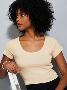 max - Women Ribbed Crop Top