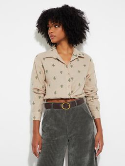 max - Women Embroidered Shirt-Style Shirt