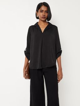 max - Women Hammered Satin Top