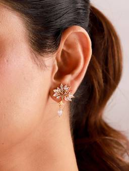 Voylla - Sacred Symbols Tree Drop Earrings