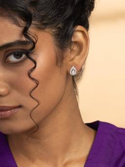 Shaya by CaratLane - Nyota Studs Earrings in 925 Oxidised Silver