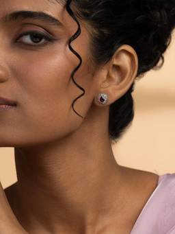 Shaya by CaratLane - Feeling Phajaba Oxidised Studs Earrings in 925 Silver