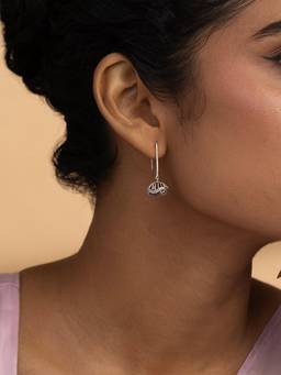 Shaya by CaratLane - Feeling Singari Oxidised Earrings in 925 Silver