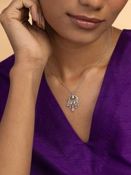 Shaya by CaratLane - Josh Umang Necklace in 925 Oxidised Silver