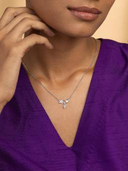 Shaya by CaratLane - Aatishbaaji Necklace in 925 Oxidised Silver