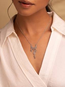 Shaya by CaratLane - Odyssey Necklace in Oxidised 925 Silver