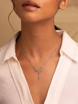 Shaya by CaratLane - Spontaneity Necklace in Oxidised 925 Silver