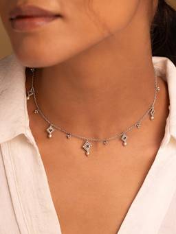 Shaya by CaratLane - Ravishment Necklace in Oxidised 925 Silver