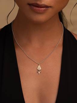 Shaya by CaratLane - Stara Necklace in Oxidised 925 Silver