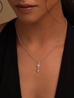 Shaya by CaratLane - Sutra Necklace in Oxidised 925 Silver