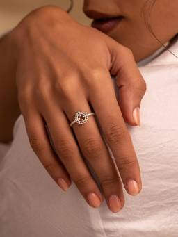 Shaya by CaratLane - Intrigue Ring in Oxidised 925 Silver
