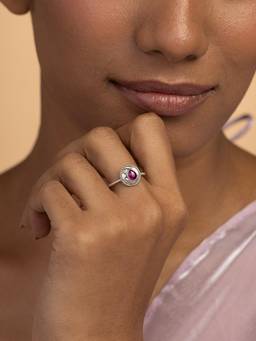 Shaya by CaratLane - Feeling Phajaba Oxidised Ring in 925 Silver