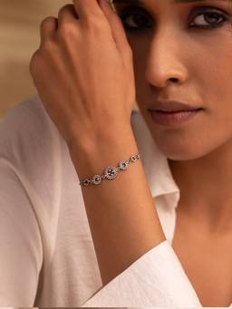 Shaya by CaratLane - Rejuvenation Bracelet in Oxidised 925 Silver