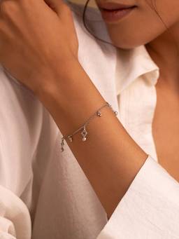 Shaya by CaratLane - Ravishment Bracelet in Oxidised 925 Silver
